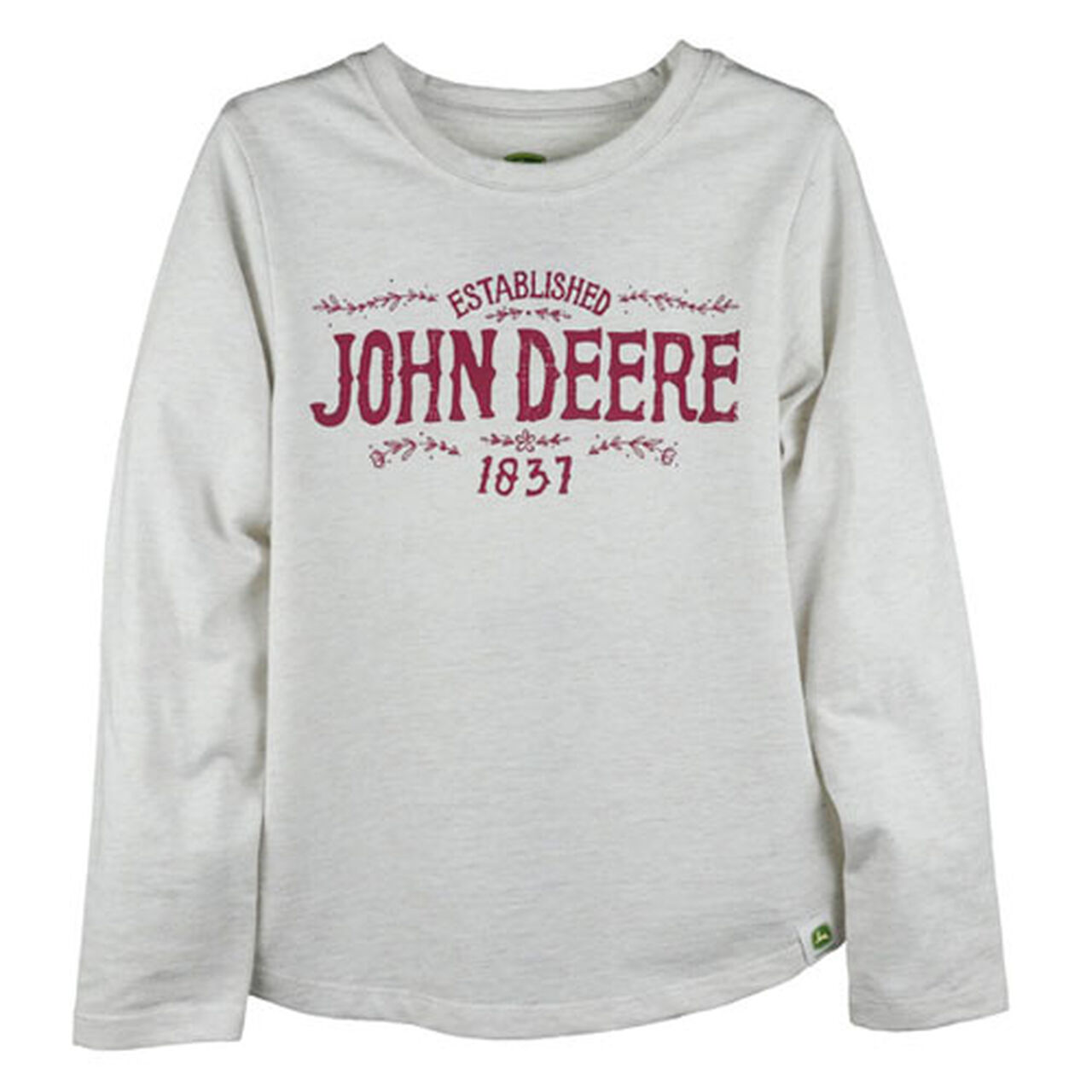 Girls Gray John Deere T-Shirt Sz 6 - LP746996,  image number 0