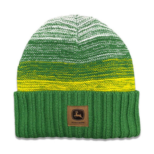 最大15%OFFクーポン and Green | Deere John Yellow Beanie Stripe Variegated 帽子