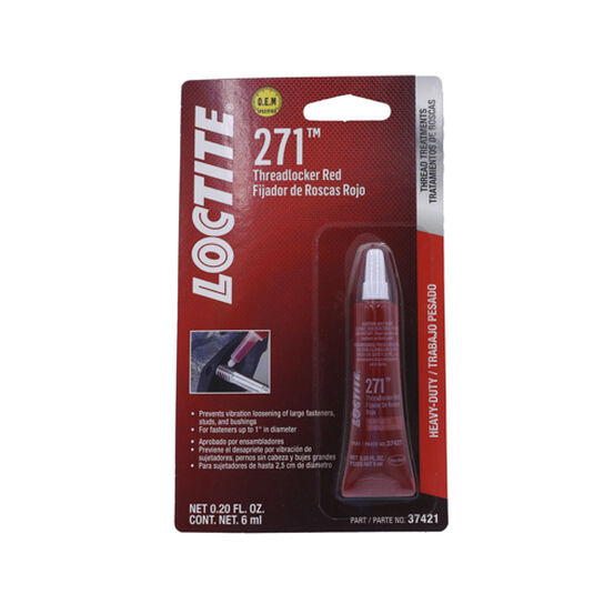Threadlocker 271 HD Red - PM37421,  image number 0