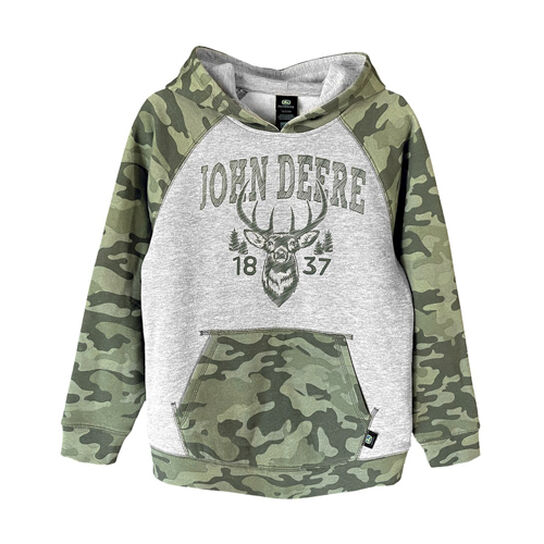 Gray Green Camo Hoodie Sz 14/16 - LP7722514,  image number 0