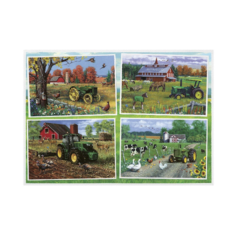 500 Pieces Classic 4 Picture Image Puzzle - LP80750, 