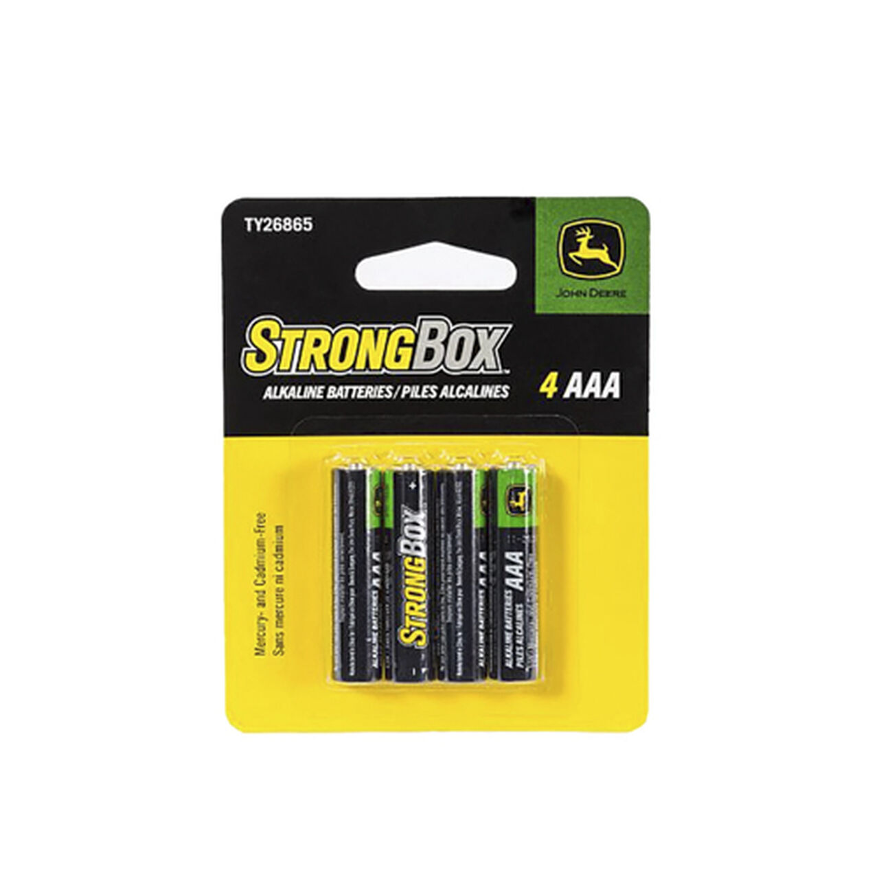 AAA Akaline Strongbox Batteries 4-Pack - TY26865,  image number 0