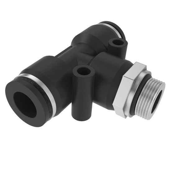 Pneumatic Down Force Tee Fitting - A89893,  image number 1