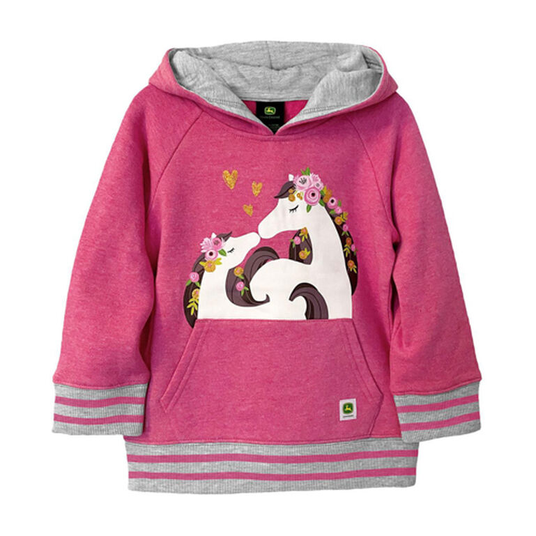 Pink Horse Fleece Hoodie - LP77436, 