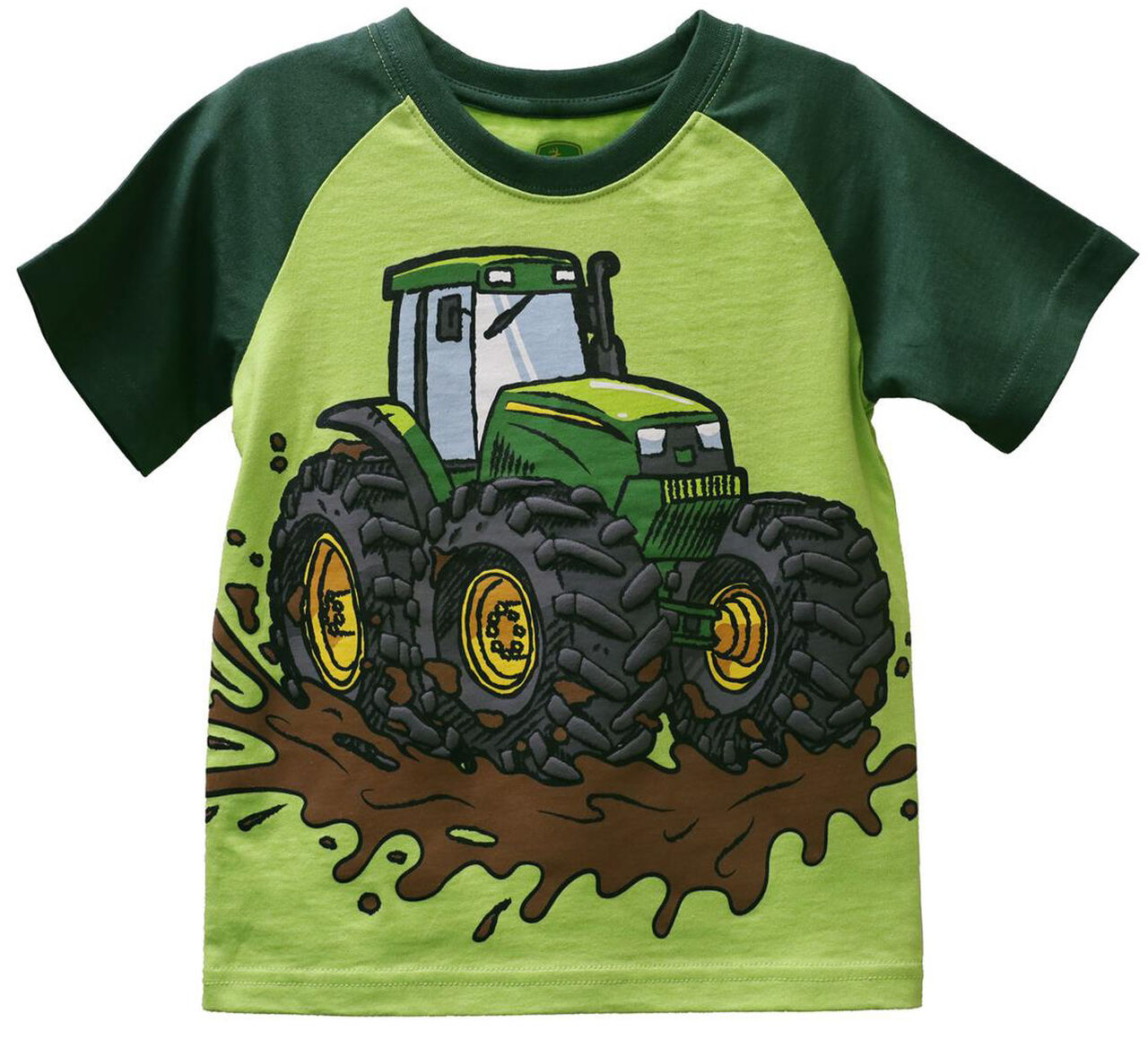 John Deere Toddler Green Muddy Tractor T-Shirt 2T 3T 4T LP72261,  image number 0