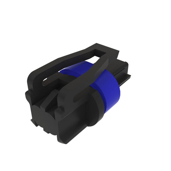 Black External Electrical Connector Housing, 2 Cavities - 57M8923,  image number 1