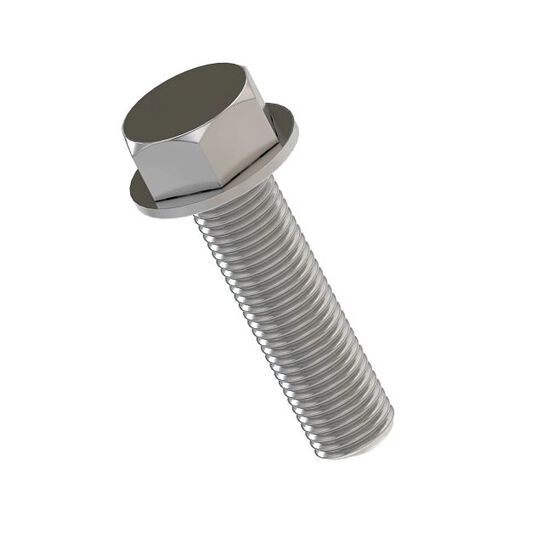 Hex Flange Head Screw M6XM20 - 19M7862,  image number 0