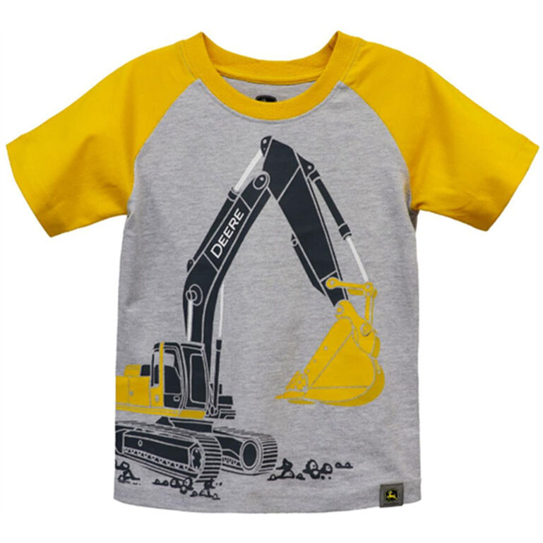 Toddler Short Sleeve Excavator T-Shirt Sz 2T - LP830052, 