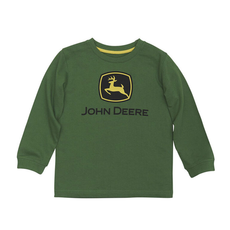 Green Trademark Logo Long Sleeve T-Shirt - LP67473, 