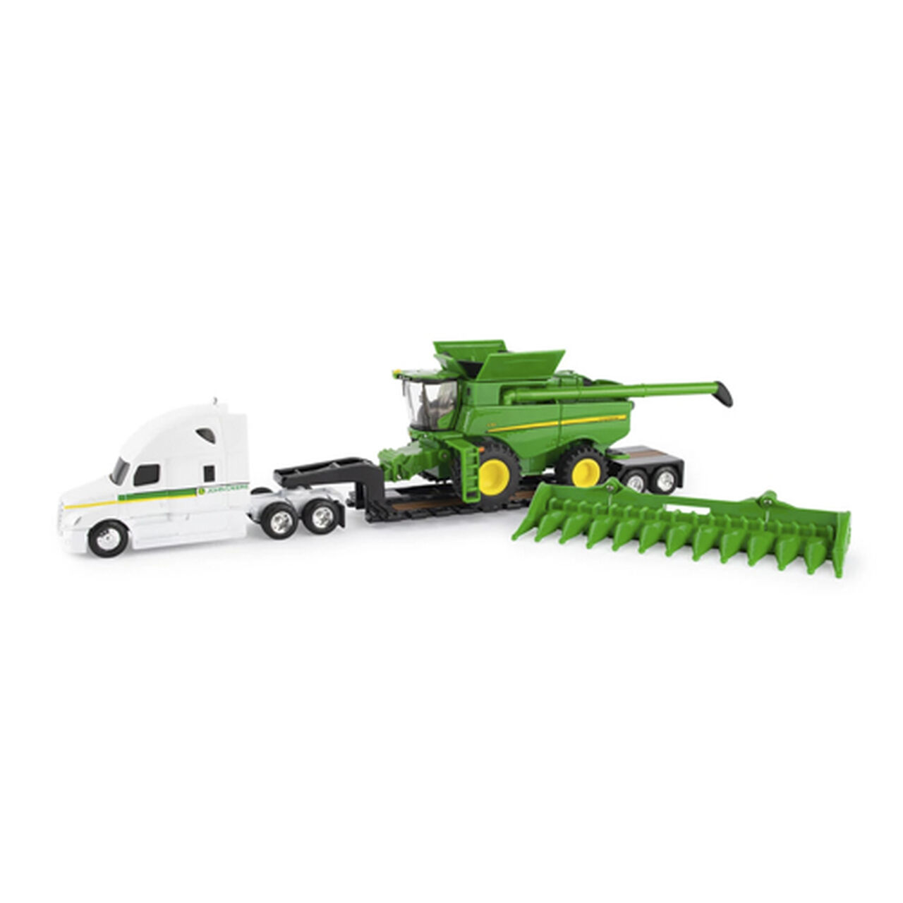 1:64 Scale S780 Combine 712FC Cornhead with Semi - LP68846,  image number 0