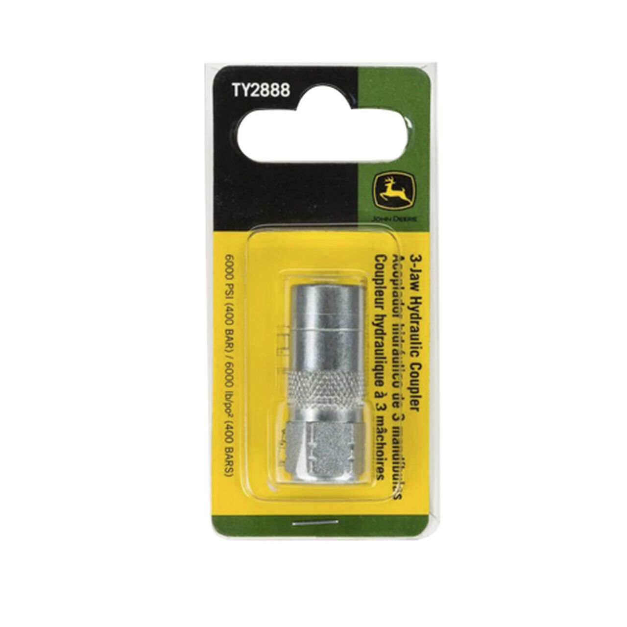 Hydraulic Coupler, Small Diameter 6000 PSI - TY2888,  image number 0