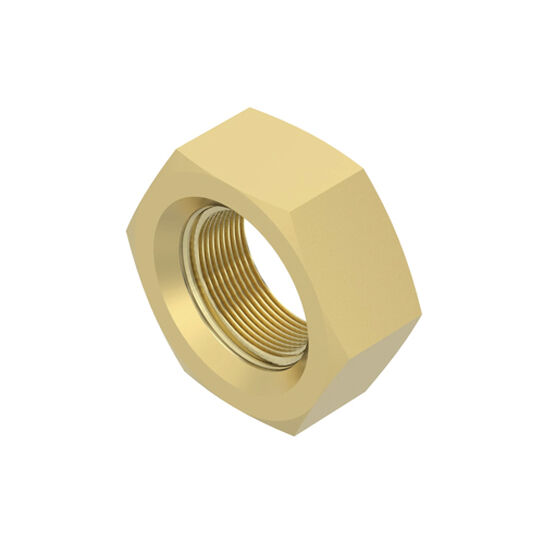 Hex Jam Nut 1/2in - 14H856,  image number 1