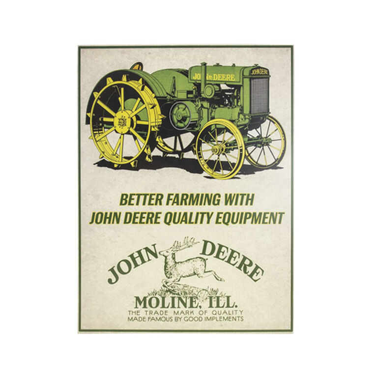 "Better Farming" Tin Sign - LP75076, 