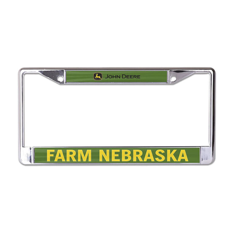 Metal Farm Nebraska License Plate Holder - LP80529, 