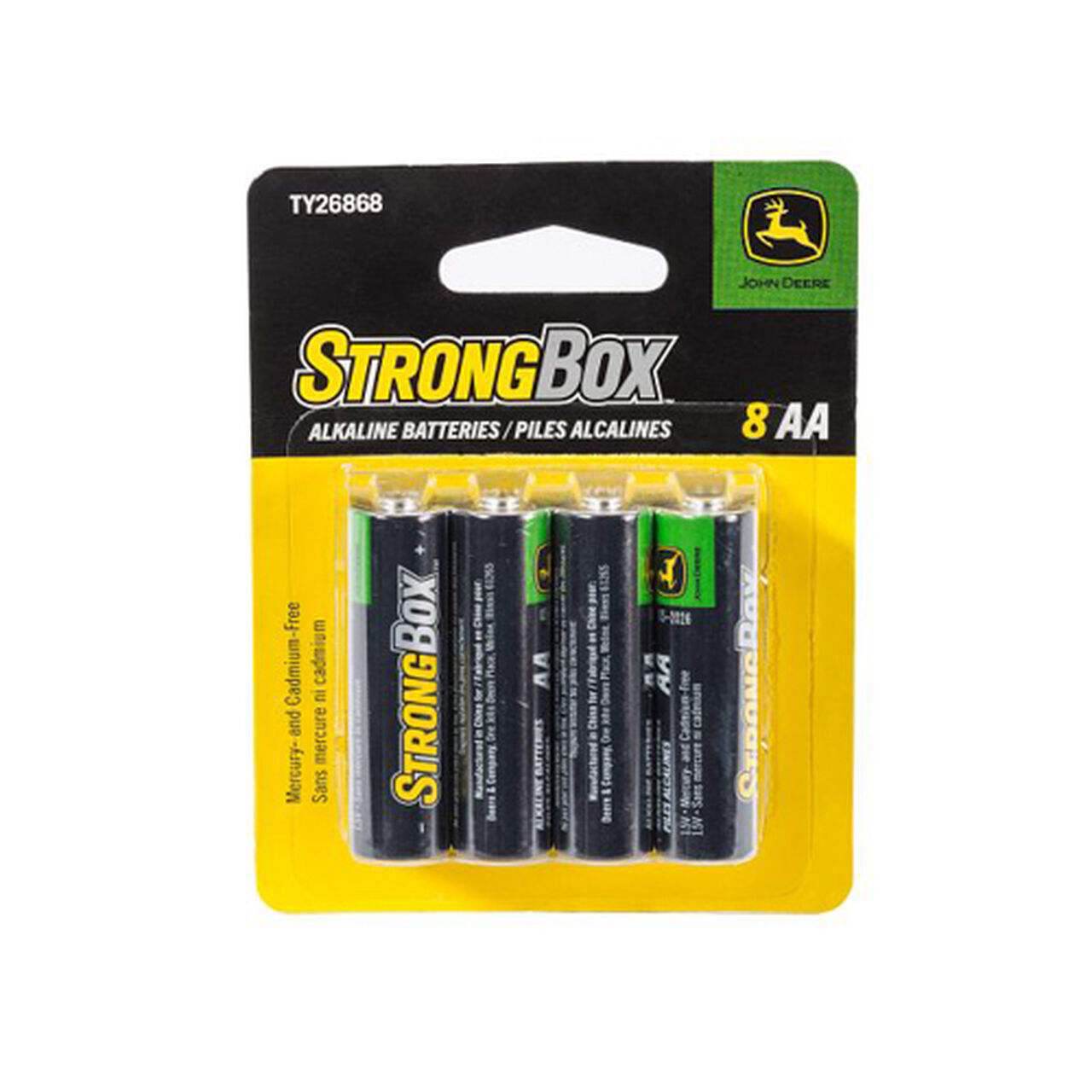 8-AA StrongBox Alkaline Batteries - TY26868,  image number 0