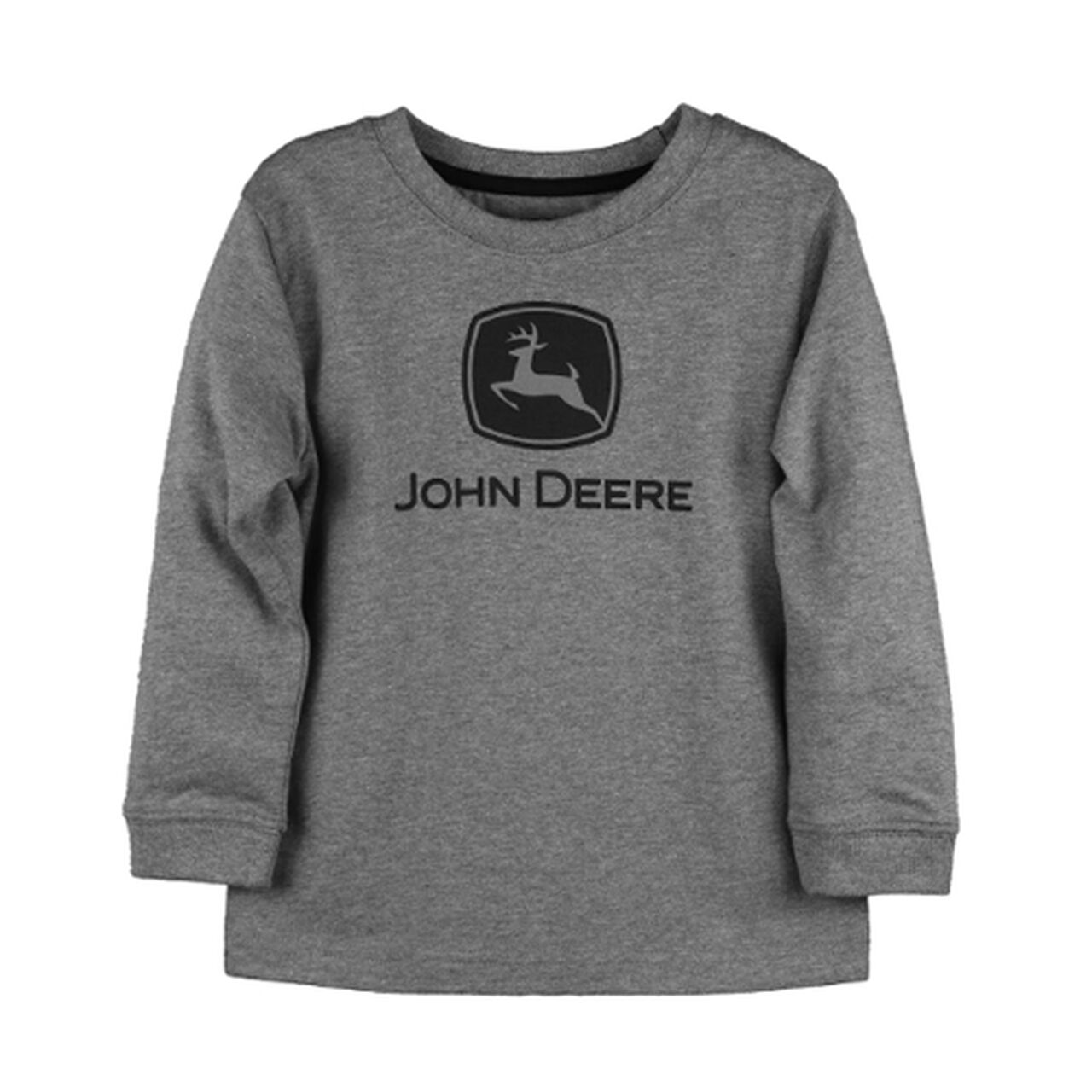 Gray Long Sleeve Logo T-Shirt,  image number 0