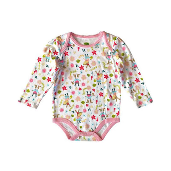 White Farm Friends Bodysuit - LP77416,  image number 1