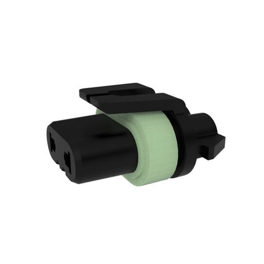 Electrical Connector Housing Female 2 Cavity - 57M8839,  image number 1
