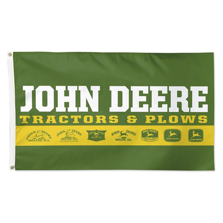 John Deere Green Vintage Logo DLX Flag - LP79683, 