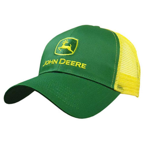John Deere | Green Twill Yellow Mesh Hat - LP47321 | LP47321 | AKRS