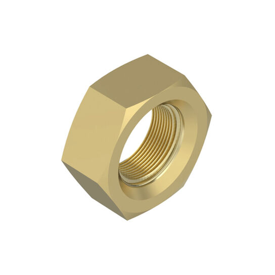 Hex Jam Nut 1/2in - 14H856,  image number 0