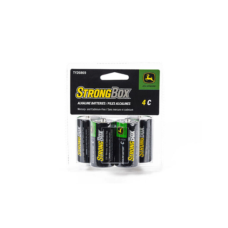 4-C StrongBox Alkaline Batteries - TY26869, 