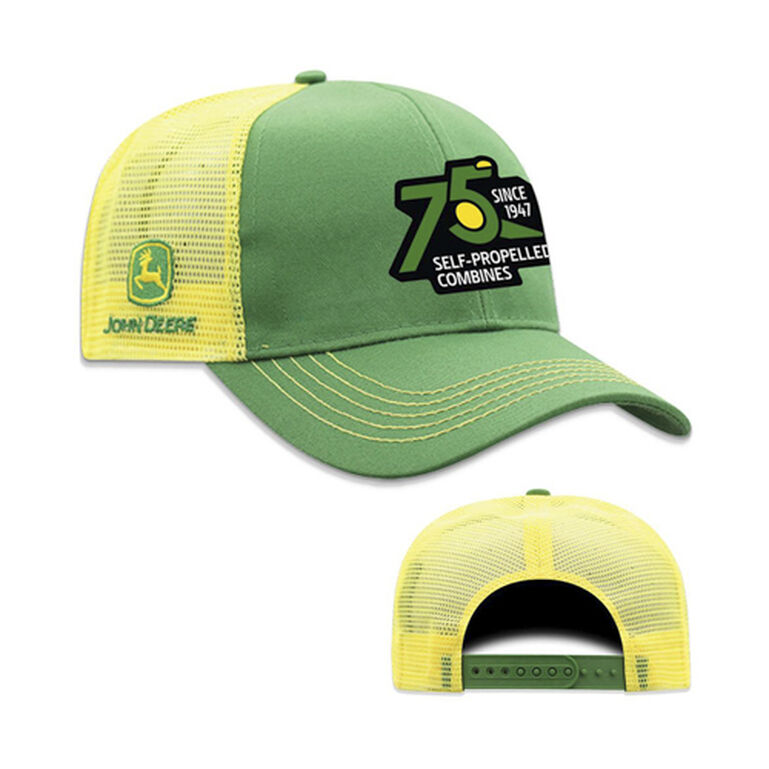 Green Yellow Mesh 75th Combine Anniversary Hat - LP80613, 
