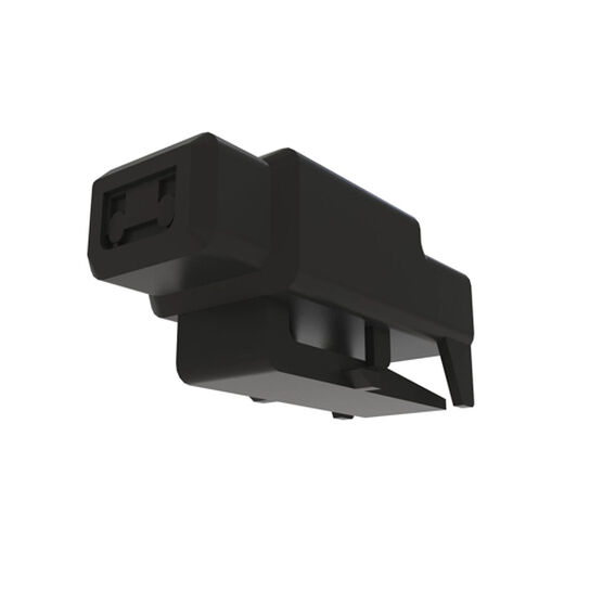 Black External Electrical Connector Housing, 2 Cavities - 57M10202,  image number 0