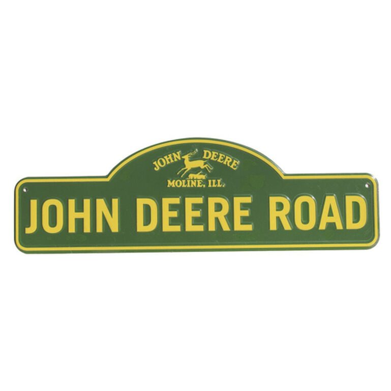 John Deere Road Metal Sign - LP86786, 