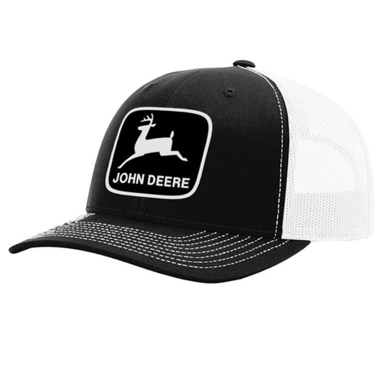 Moline 112 Black White Mesh Vintage Logo Cap - LP82937, 