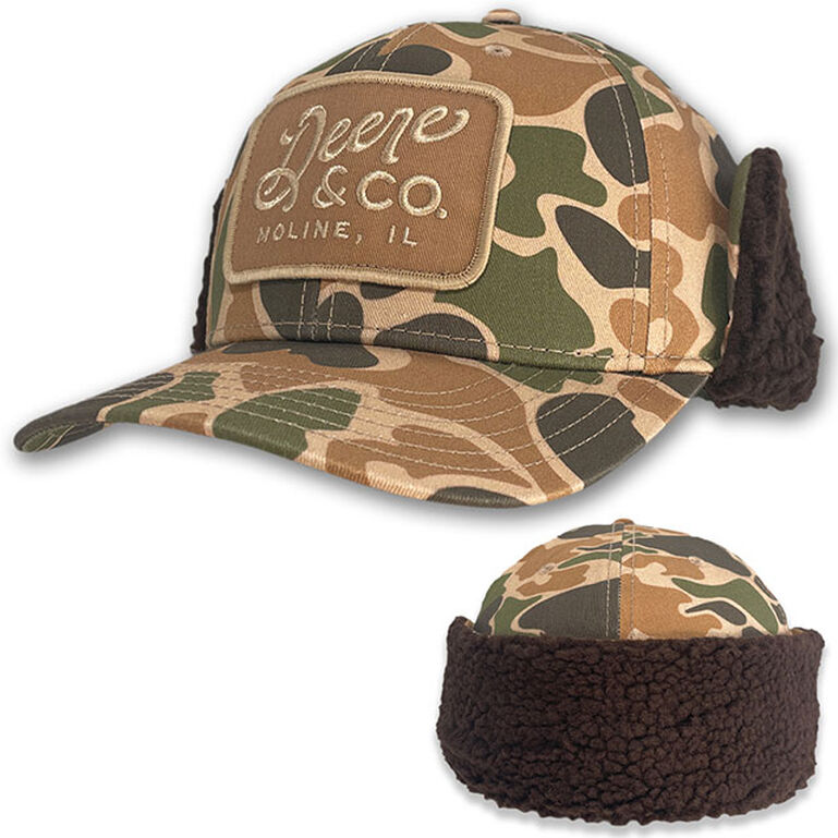 Camo Sherpa Lined Trapper Hat - LP88249, 