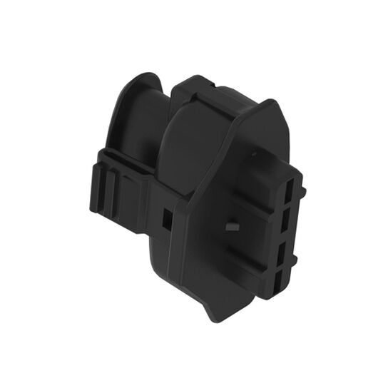 Bosch Black Electrical Connector Housing, 4 Cavities - 57M9498,  image number 2