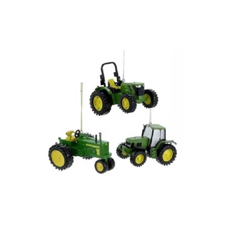 3 Tractor Ornaments - LP55428, 