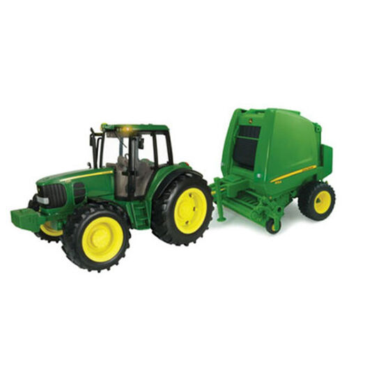 1:16 Scale Tractor/Baler Set - TBEK46180,  image number 0