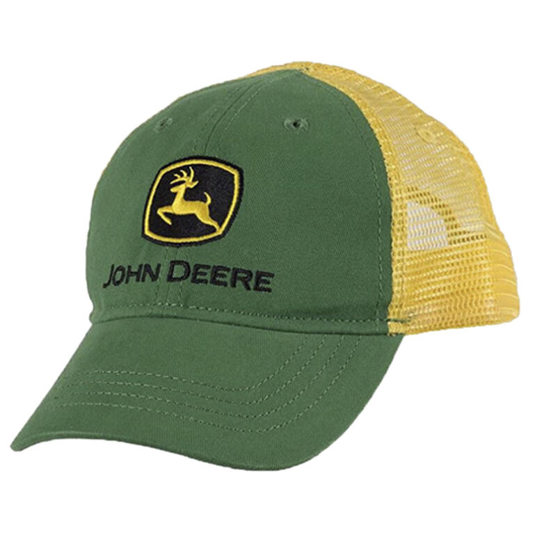 Youth Green Twill Yellow Mesh Hat - LP63873, 