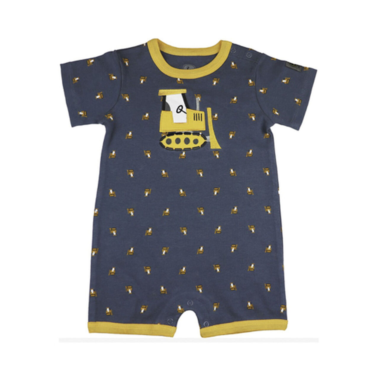 Ombre Blue Bulldozer Romper - LP79471,  image number 0