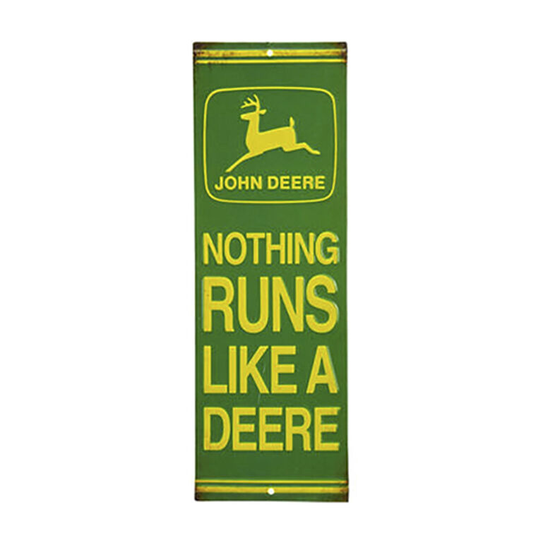 Nothing Runs Like A Deere Tin Sign - LP67213, 