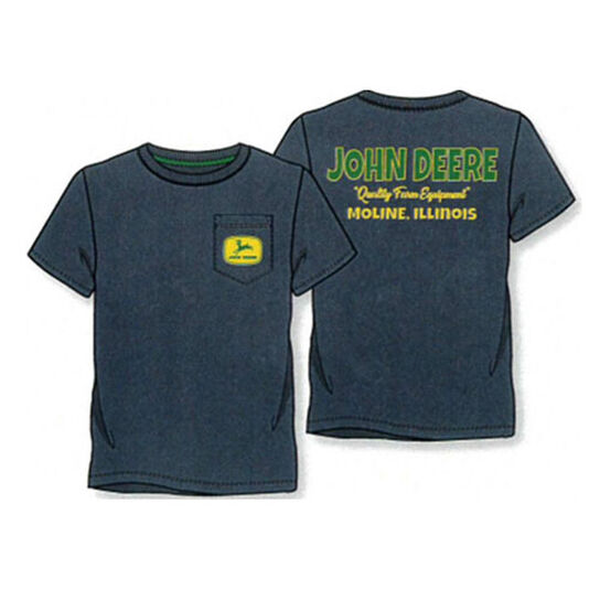 Blue Front Pocket Back Design T-Shirt Sz 10/12 - LP7950910,  image number 1