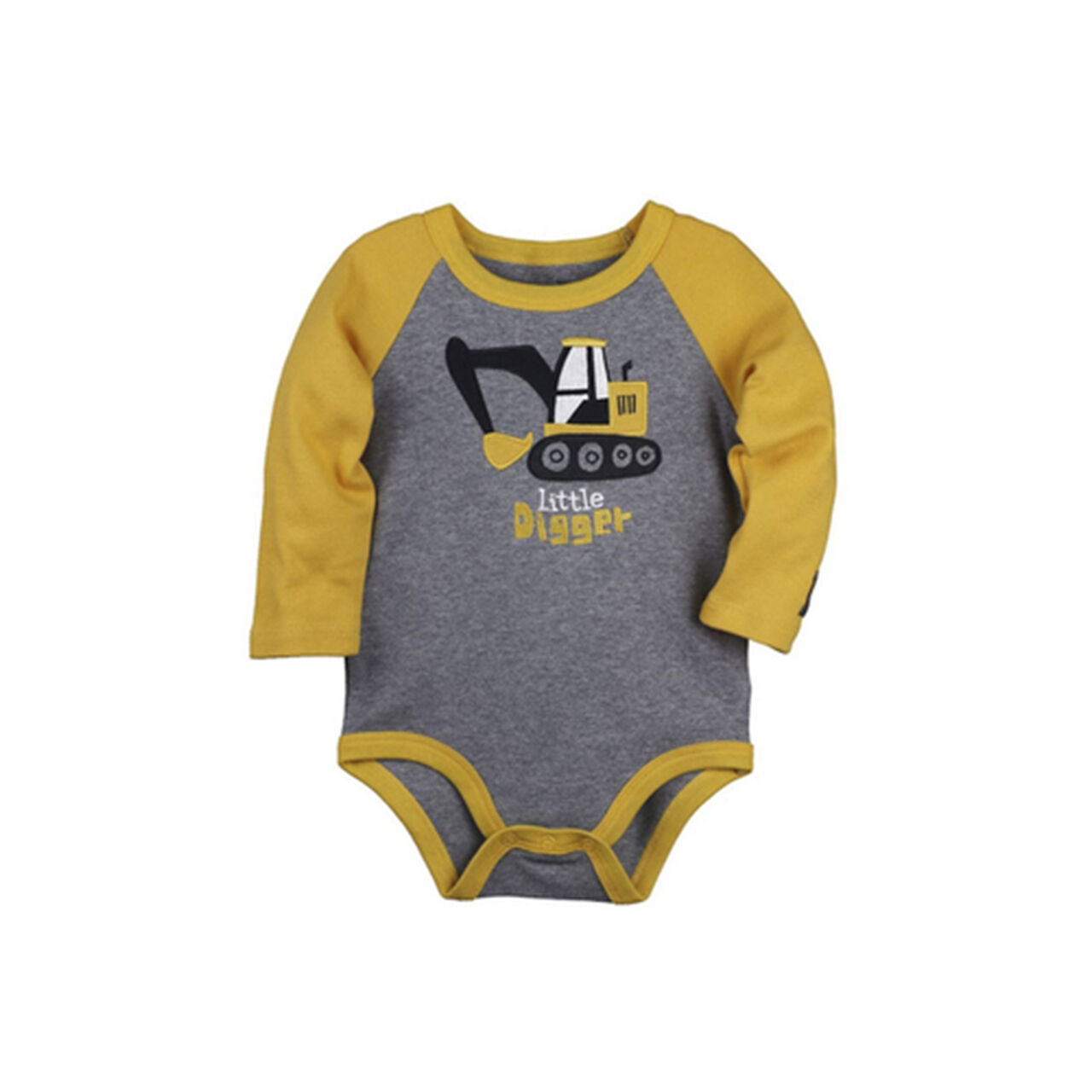 Gray Little Digger Bodysuit Sz 9/12M - LP746109,  image number 0