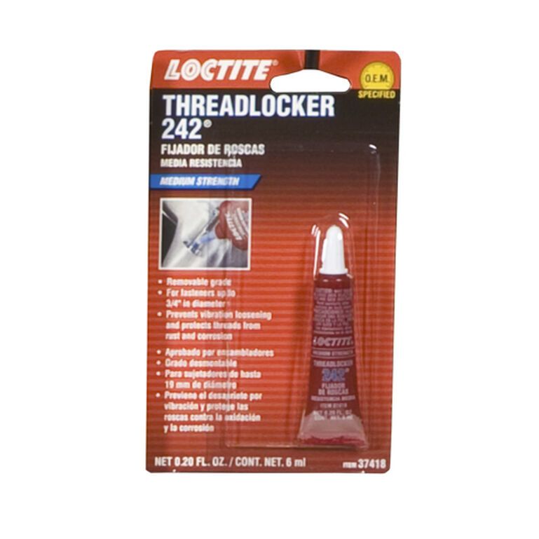 Loctite Threadlocker 242 - M Blue - PM37418, 