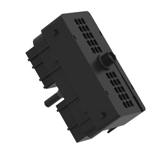 Black External Electrical Connector Housing, 30 Cavities - 57M8089,  image number 0