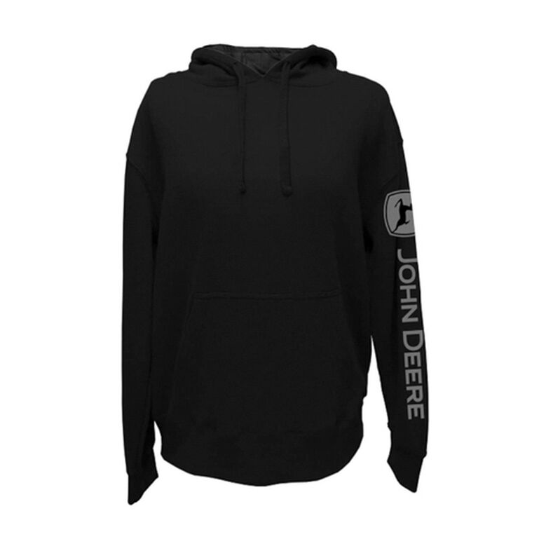 Black Sleeve Logo Hoodie, 