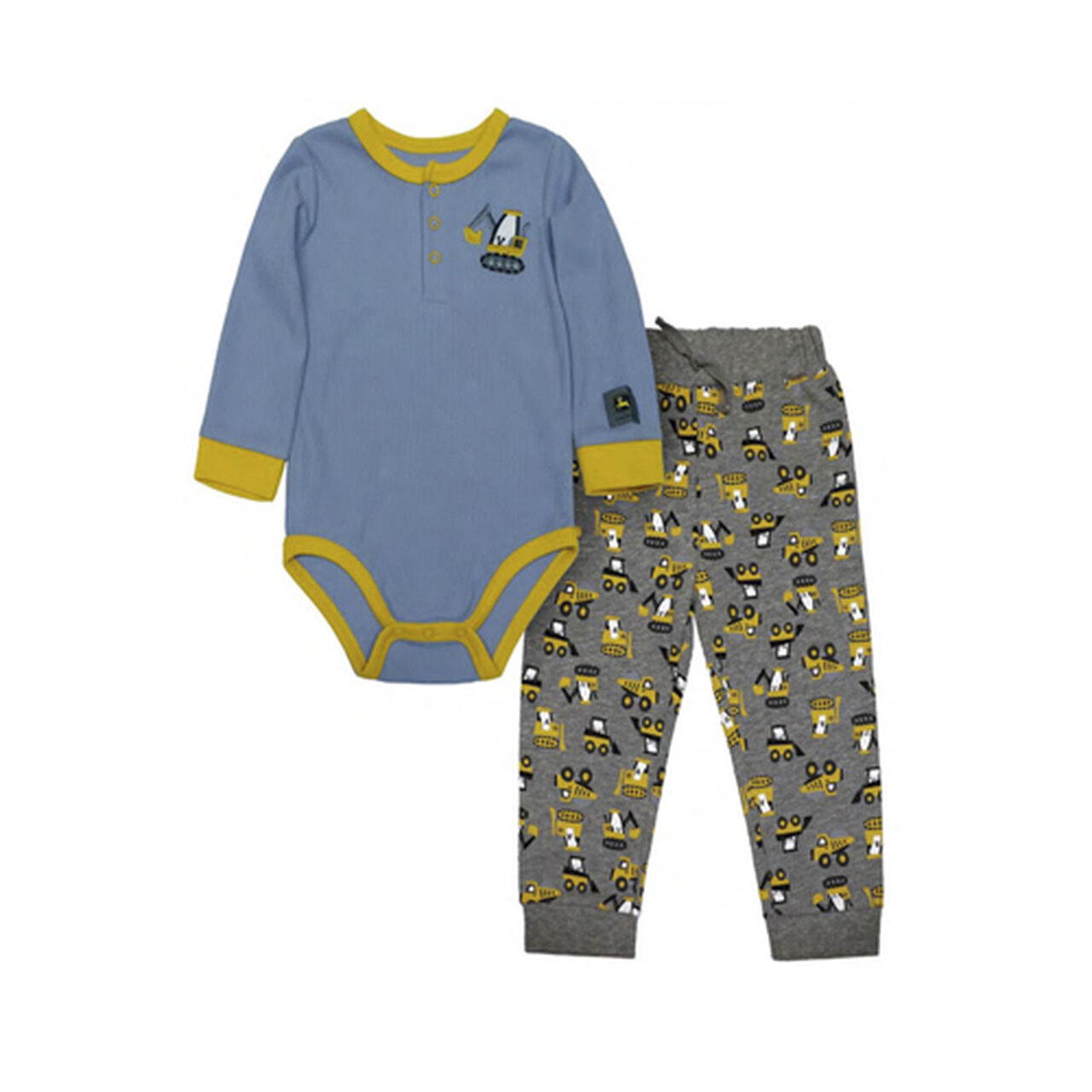 Blue Thermal Bodysuit Pant Set - LP81462,  image number 0
