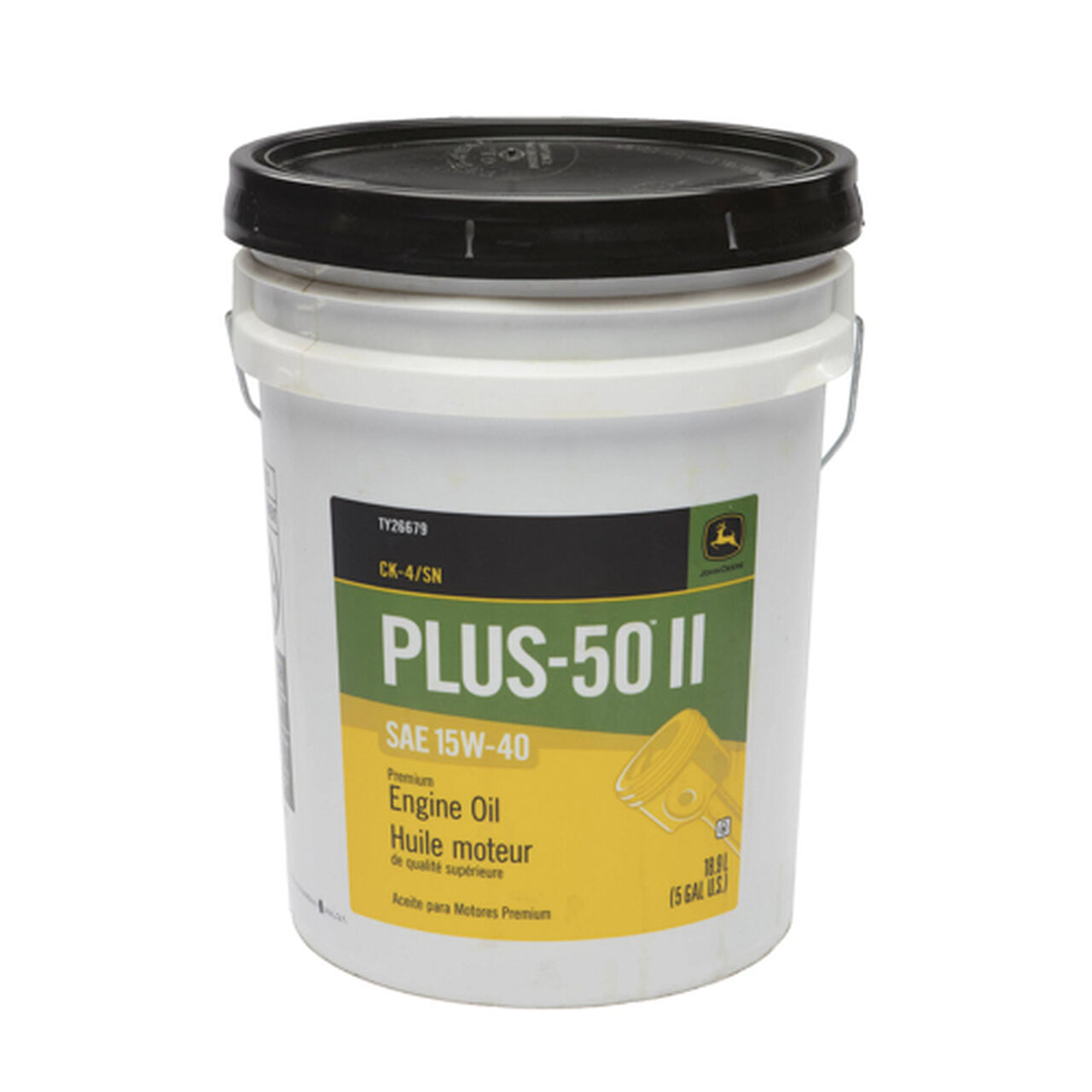 Premium Engine Oil, Plus-50 II, 15W-40, API CK4/SN, 18.9 Liter, 5 Gallon - TY26679,  image number 0