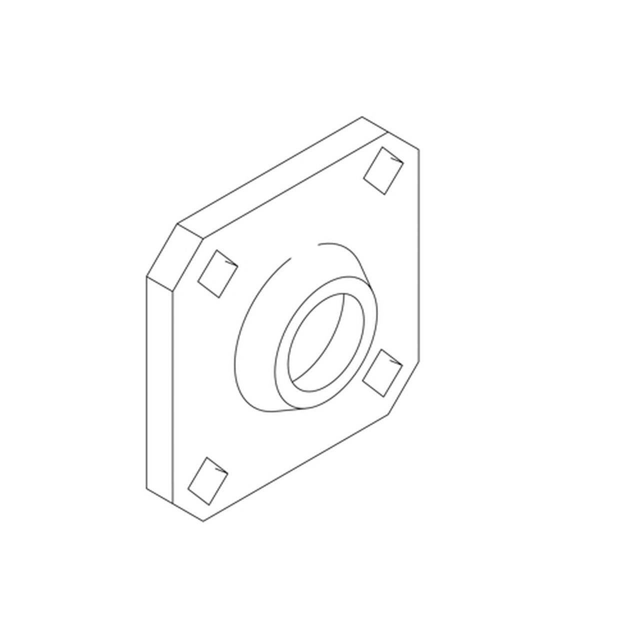 Pressed Flanged Housing - H113626,  image number 0