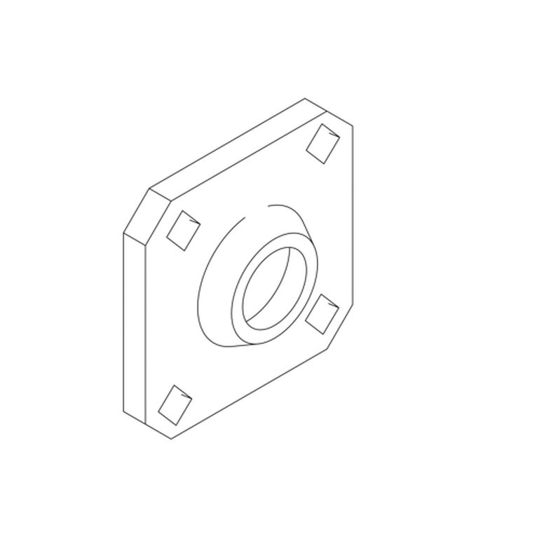 Pressed Flanged Housing - H113626, 