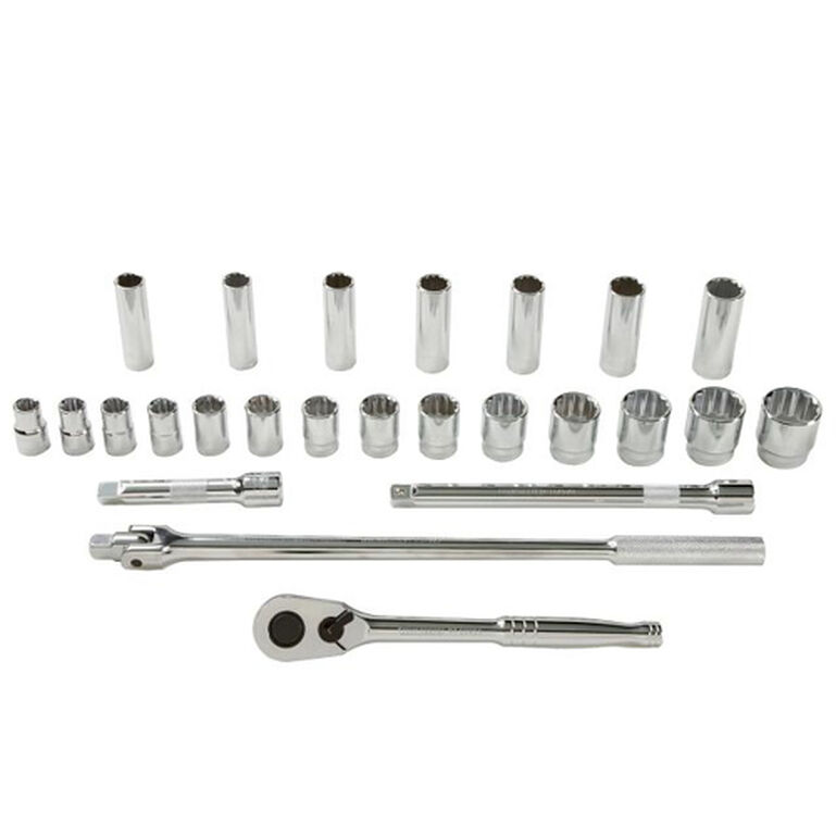 Metric 1/2" Drive Socket Set - TY25840, 
