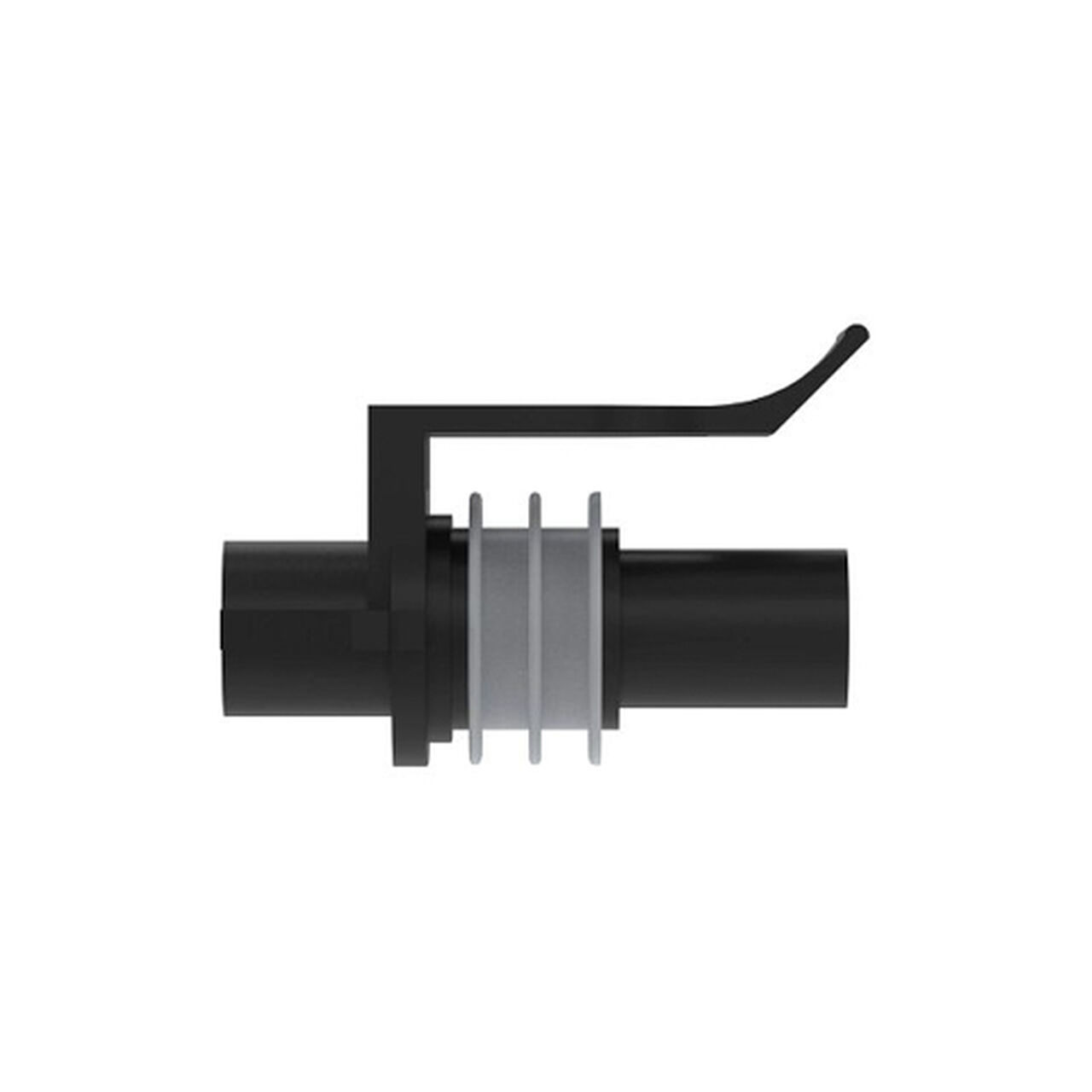 Black Internal Electrical Connector Housing, 3 Cavities - 57M7254,  image number 2