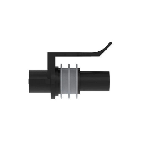Black Internal Electrical Connector Housing, 3 Cavities - 57M7254,  image number 2