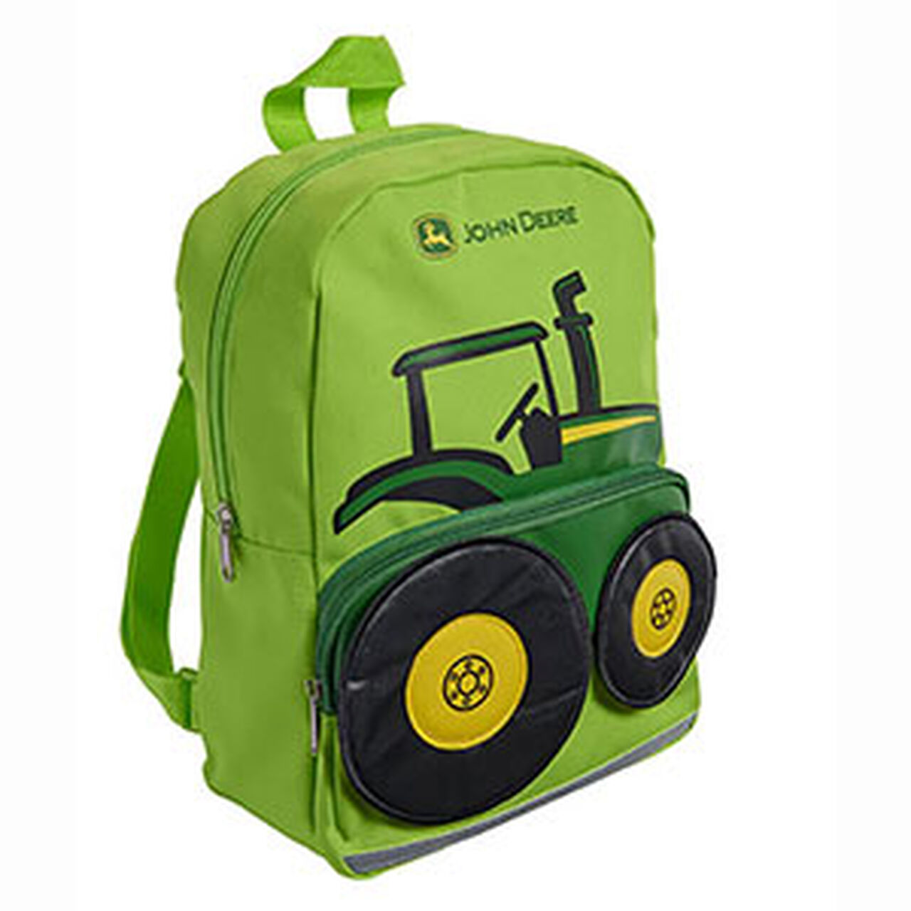 Toddler Green Tractor Backpack Bookbag - LP54065,  image number 0